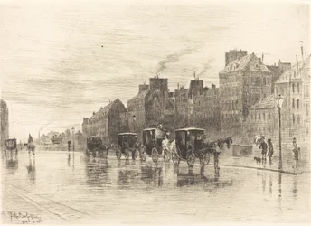 Wintermorgen am Quai de l