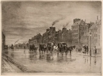 Wintermorgen am Quai de l