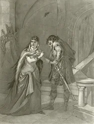Macbeth. Akt II, Szene II (Gravur)