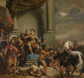 Konsul Titus Manlius Torquatus befiehlt die Enthauptung seines Sohnes