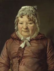 Porträt der Mutter von Hauptmann von Stierle-Holzmeister, ca. 1819