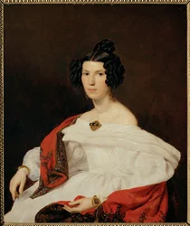 Porträt der Frau von Josef von Stadler, Hofbeamter