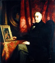 Porträt des Kunstsammlers Nicolaus Hudtwalcker, 1852