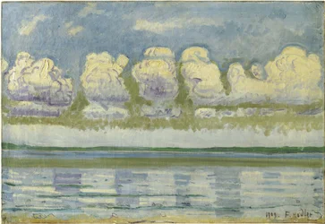 Genfersee mit dem Schweizer Jura, 1909