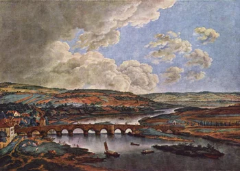 Die Mainbrücke bei Aschaffenburg (Aschaffenburger Zyklus)