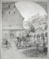 Petersfriedhof in Salzburg, Österreich