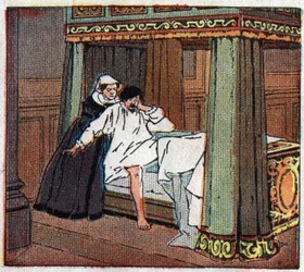 Geschichte Frankreichs: Das Gewissen des Königs von Frankreich, Karl IX. (1550-1574), für den Befehl zum Massaker von Saint Barthelemy