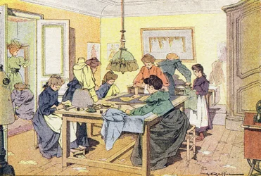Die Näherin, in Imagier de l