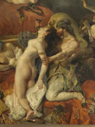 (Detail) Tod von Sardanapale