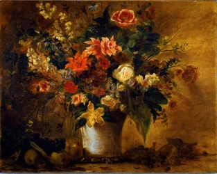 Blumen und Früchte
