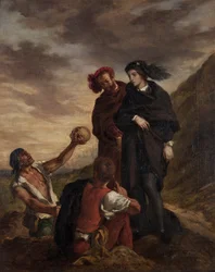 Hamlet und Horatio auf dem Friedhof