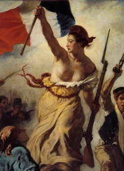 Die Freiheit führt das Volk (Detail)
