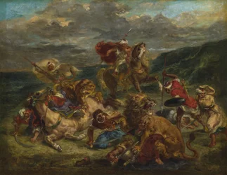 Löwenjagd, 1860-61