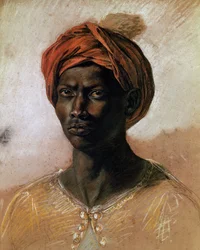 Porträt eines Türken mit Turban, ca. 1826