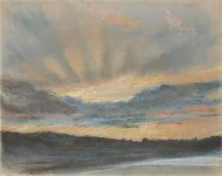 Sonnenuntergang, um 1850