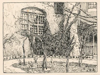Garten an der ehemaligen Bernhardinerkirche in Warschau