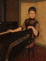 Porträt von Jonkvrouwe Maria Francisca Louisa Dommer van Poldersveldt