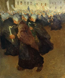 Nachtprozession in der Bretagne
