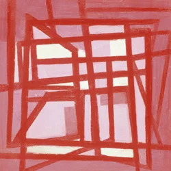 Abstraktes rotes Raster
