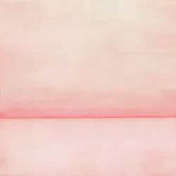 Sanfter rosa Horizont
