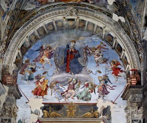Mariä Himmelfahrt, Detail, 1488-1492, Rom, Kirche Santa Maria sopra Minerva, Carafa-Kapelle, Italien