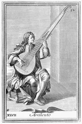 Arcileuto, Tafel XLVII aus Gabinetto Armonica, 1722