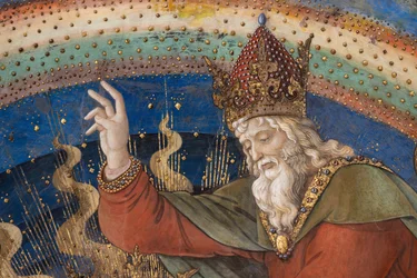 Gott, Detail aus der Krönung Mariens
