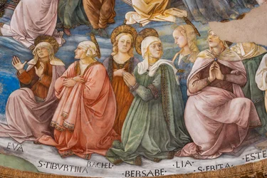 Heilige (Detail der Krönung Mariens)