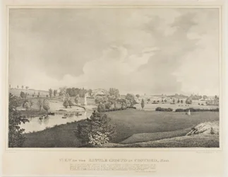 Ansicht des Schlachtfeldes von Concord, Massachusetts