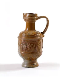 Bierkrug, hergestellt in Raeren, Belgien, ca. 1580-1600