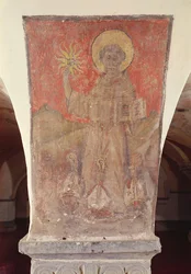 St. Bernardino von Siena, Wandgemälde aus der Krypta