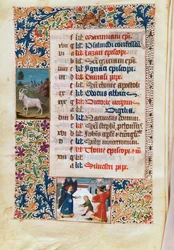 V.25-3 Fol.12v Der Monat Dezember