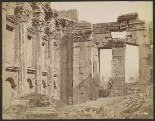 Innenraum, Tempel des Jupiter, Baalbek