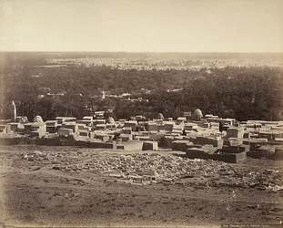 Panoramablick auf Damaskus, Syrien, von Salahie