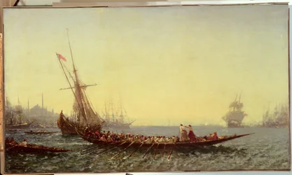 Hafen in Konstantinopel, 1880er Jahre