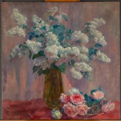 Flieder und Rosen