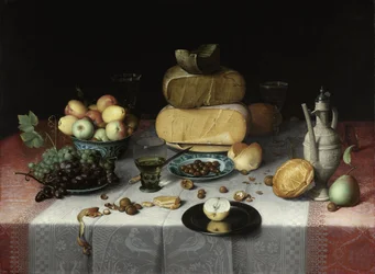 Stillleben mit Käse, um 1615