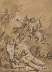 Letzte Kommunion des Heiligen Hieronymus