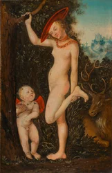 Venus und Amor als Honigdieb