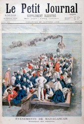 Ereignisse in Madagaskar: die Rückführung französischer Truppen, 1896