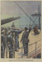 Ein britischer Verräter: Hinrichtung eines Semaphor-Signalgebers an Bord eines Kriegsschiffes