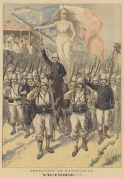 Die französische Expedition nach Madagaskar. Sieg!