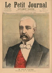 Felix Faure, Präsident der Französischen Republik, Titelseitenillustration aus 