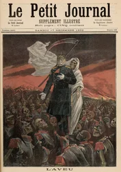 Das Geständnis: Otto von Bismarck (1815-98) mit dem Tod, aus 