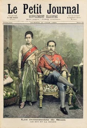 Der König und die Königin von Siam, Illustration aus 
