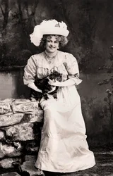 Marie Studholme 1875-1930, englische Schauspielerin, 1900er Jahre