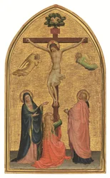 Die Kreuzigung mit der Jungfrau, Johannes dem Täufer und der Magdalena