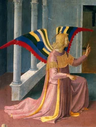 Verkündigung, Panel aus dem Armadio degli Argenti (Silbertruhe) mit dem Leben Jesu