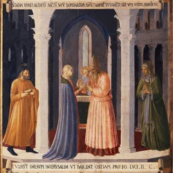 Leben Christi: Die Darstellung Jesu im Tempel, Armadio degli Argenti