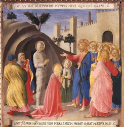 Die Auferweckung des Lazarus. Leben Christi, Armadio degli Argenti